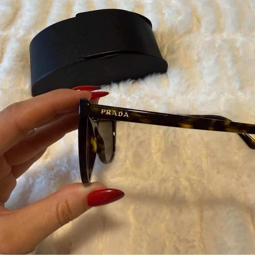Prada Tortoise Shell Sunglasses (NO BOX) - Picture 2 of 6